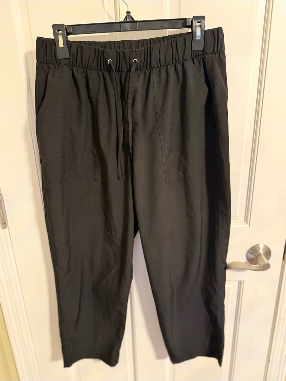 Old Navy Black Elastic Waist Drawstring Jogger Pants